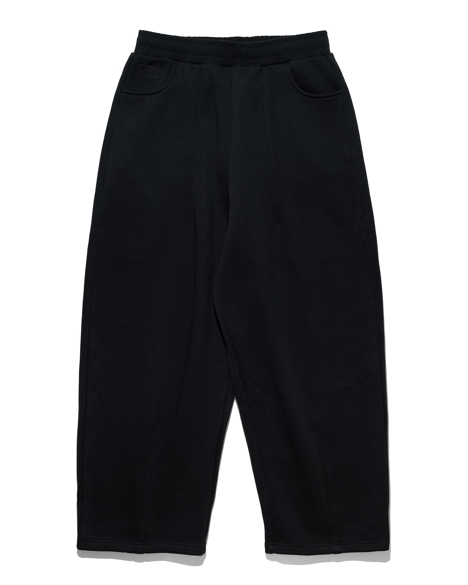 Box Logo Baggy Sweats- Black