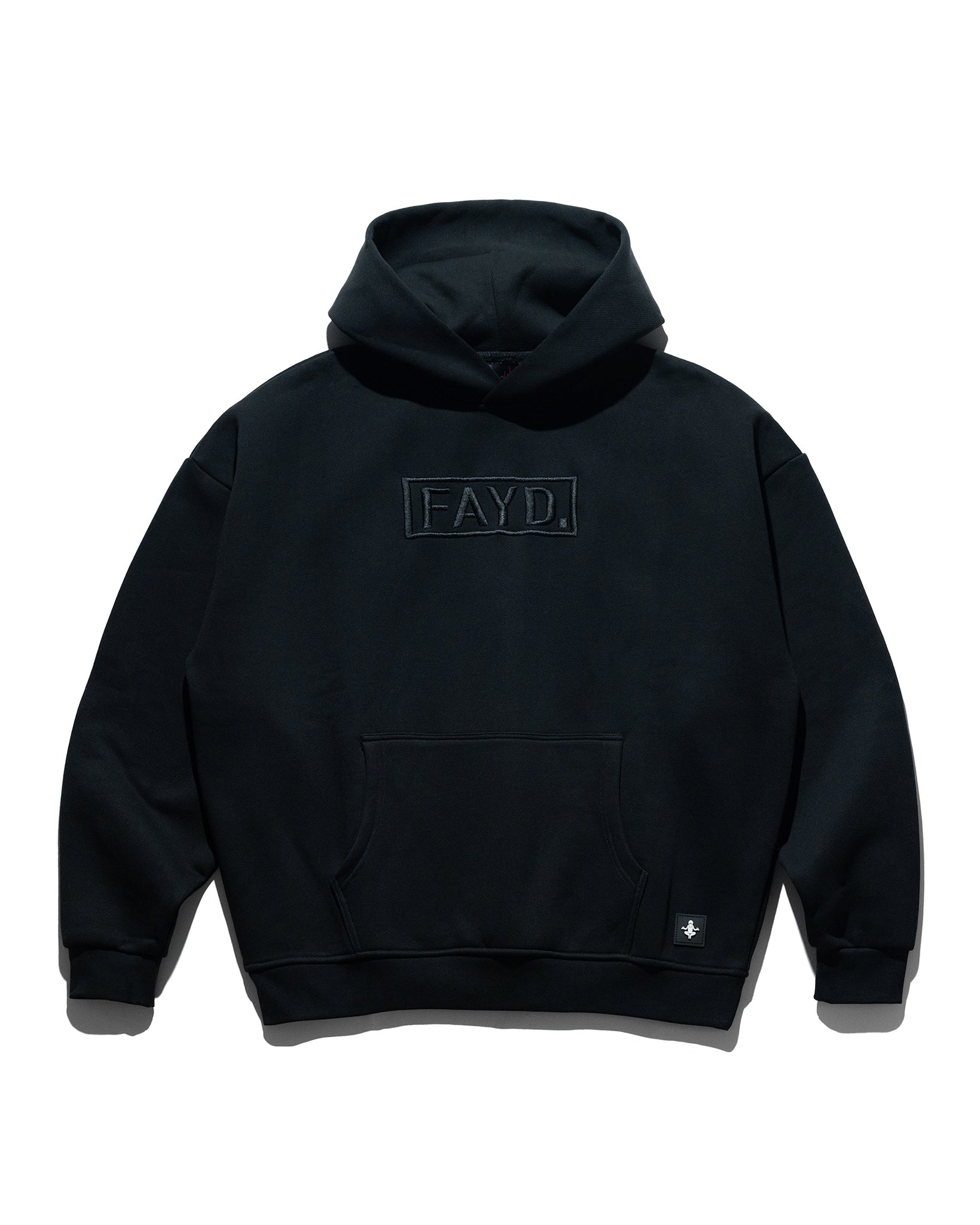 Central Cropped Hoodie- Black