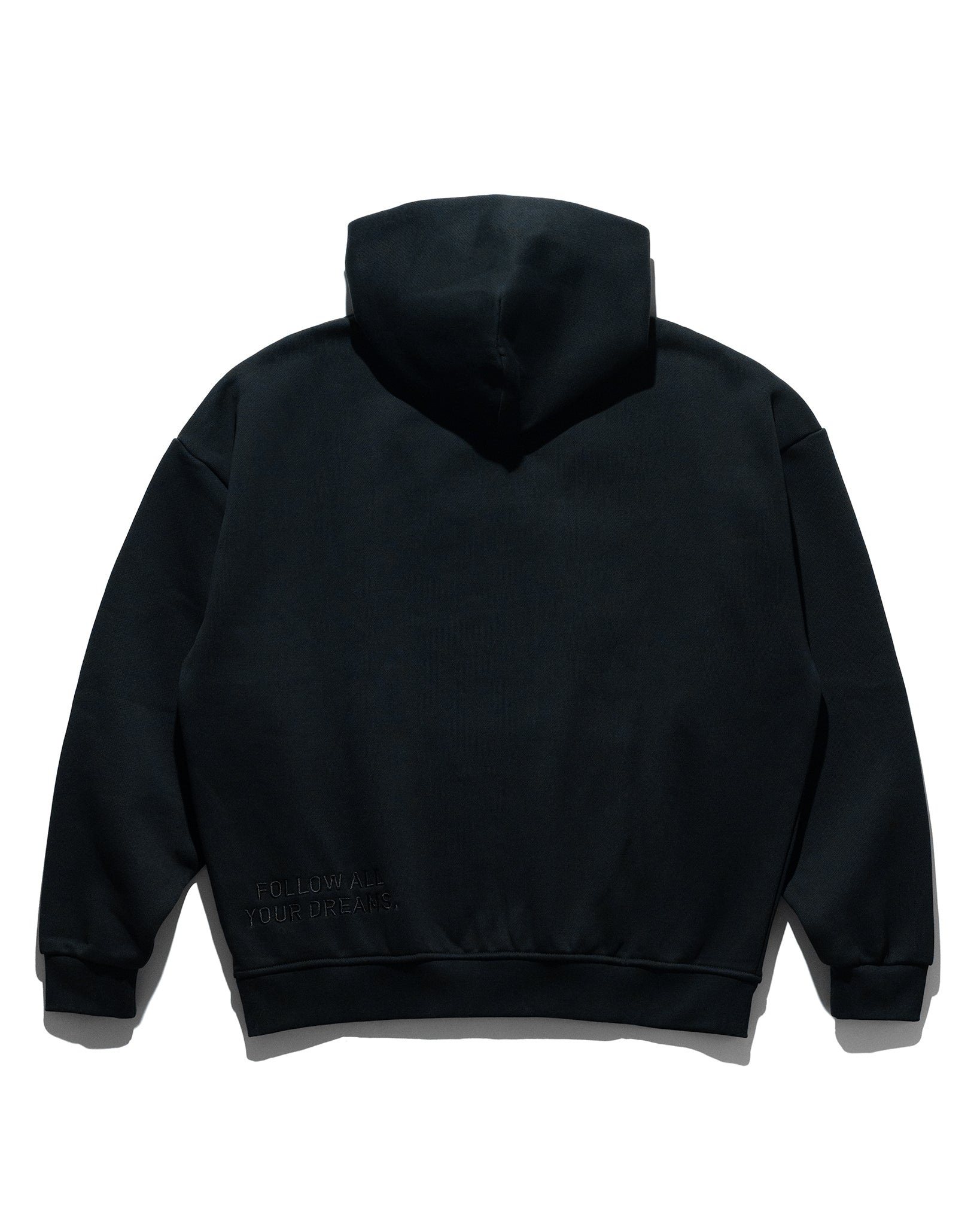 Central Cropped Hoodie- Black