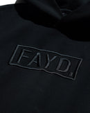 Central Cropped Hoodie- Black