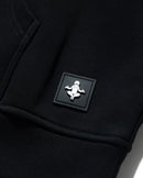 Central Cropped Hoodie- Black