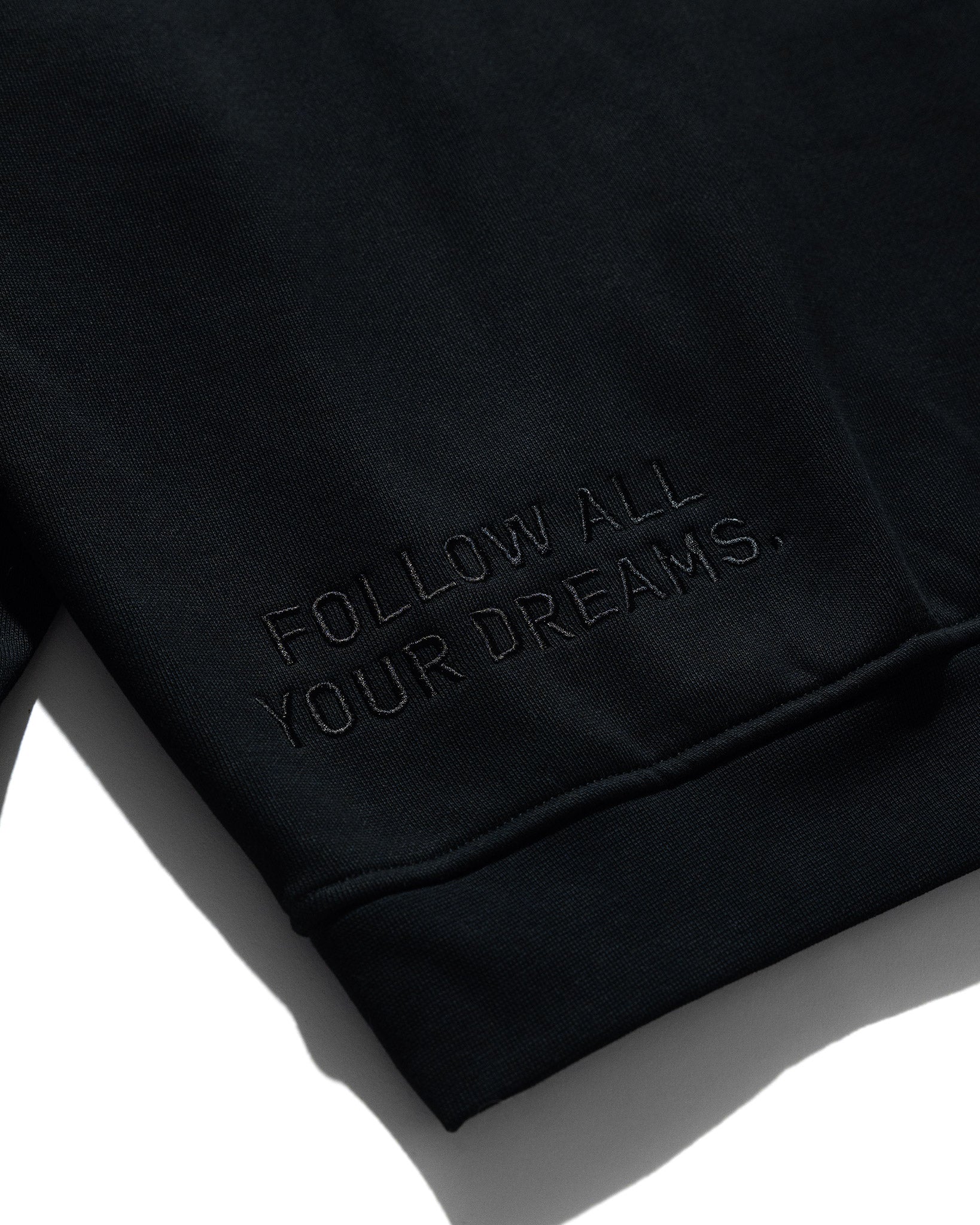 Central Cropped Hoodie- Black