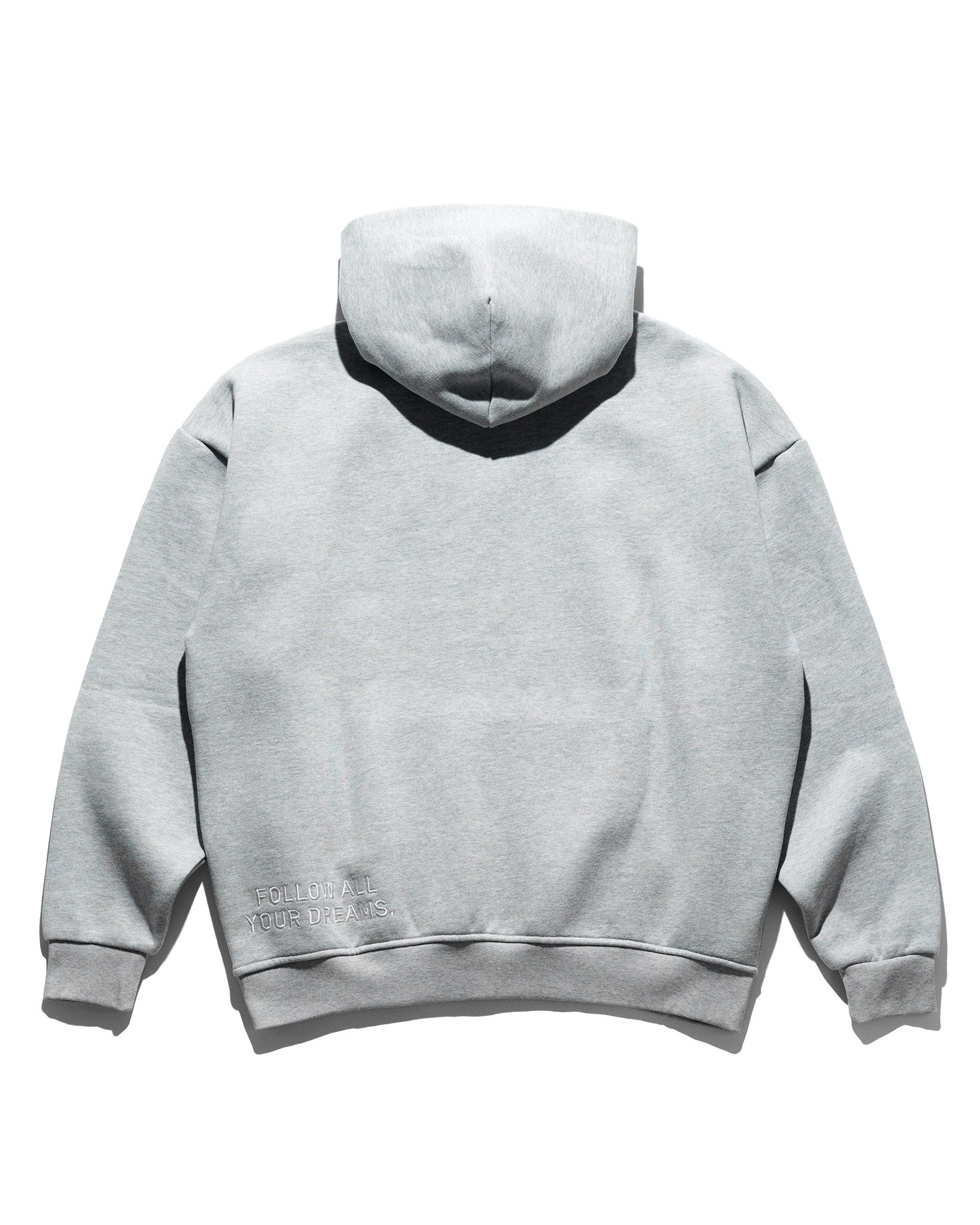 Central Cropped Hoodie- Grey