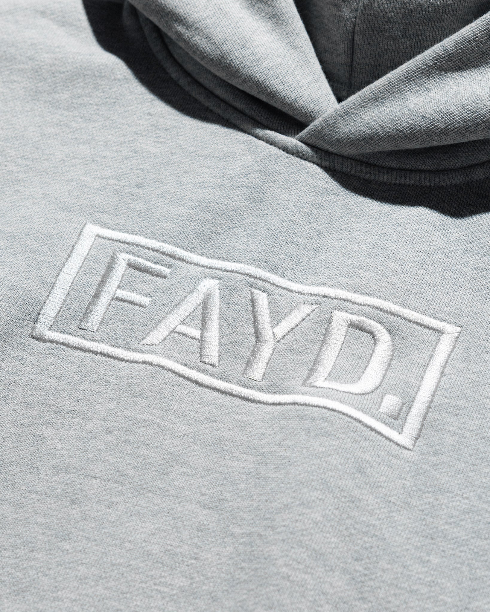 Central Cropped Hoodie- Grey