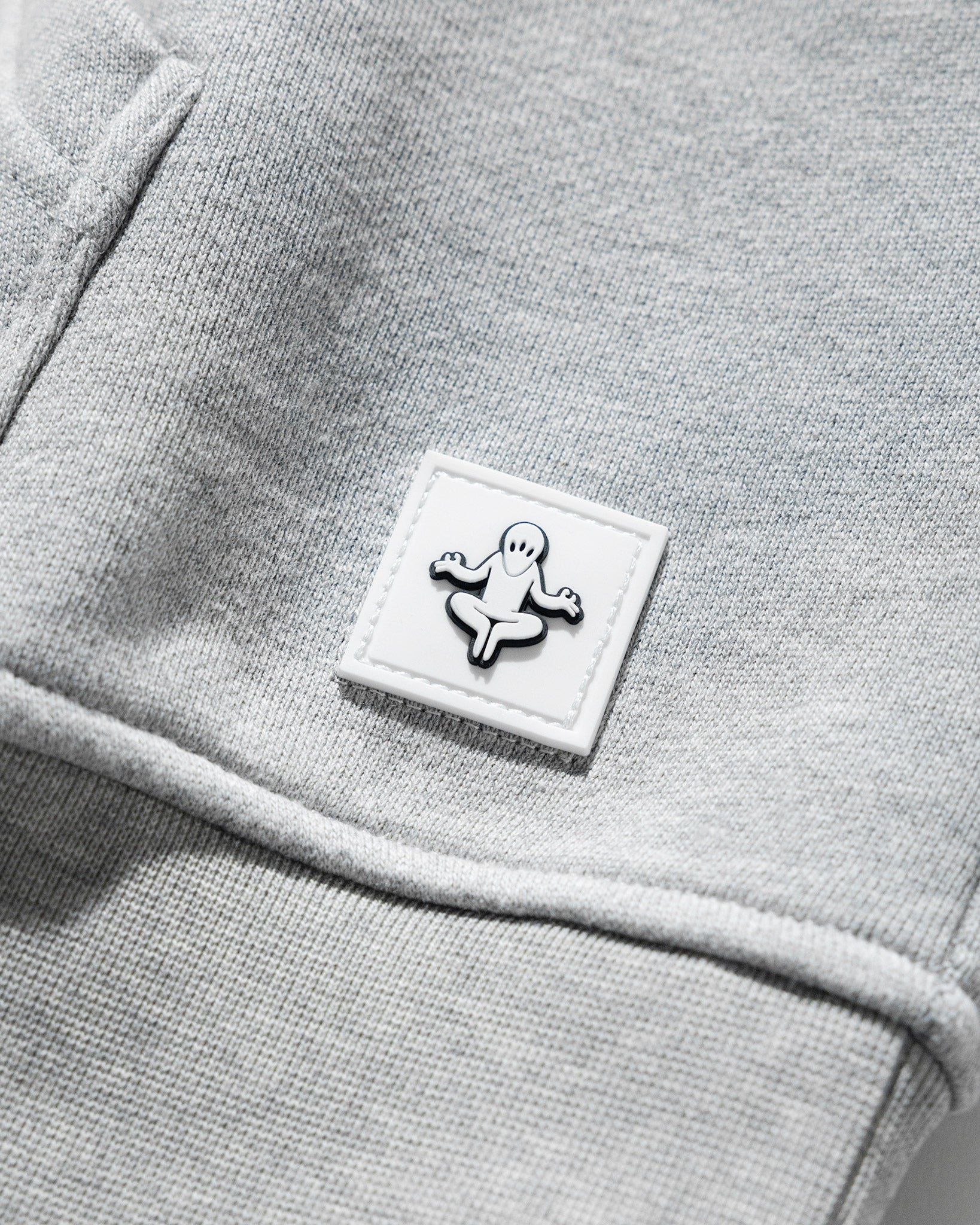 Central Cropped Hoodie- Grey