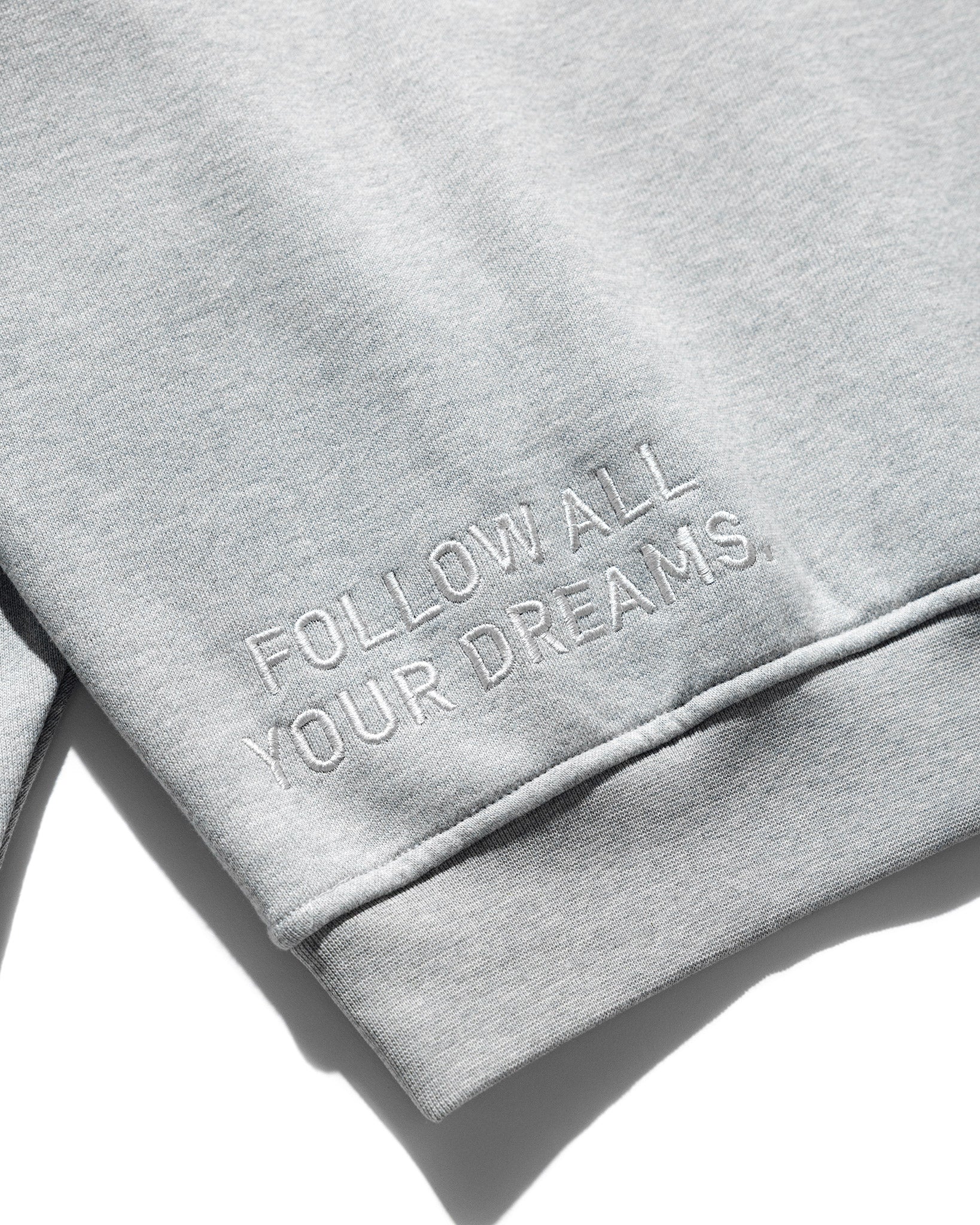 Central Cropped Hoodie- Grey